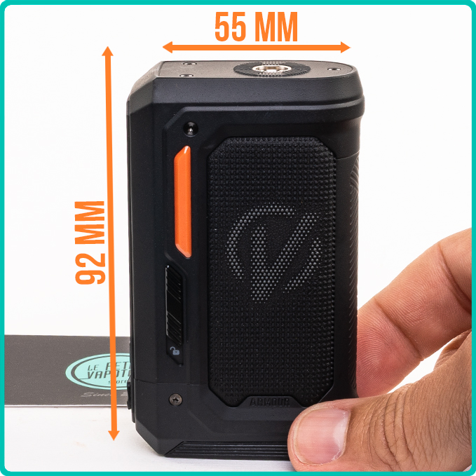 Dimensions de la Box Armour Octa Vaporesso